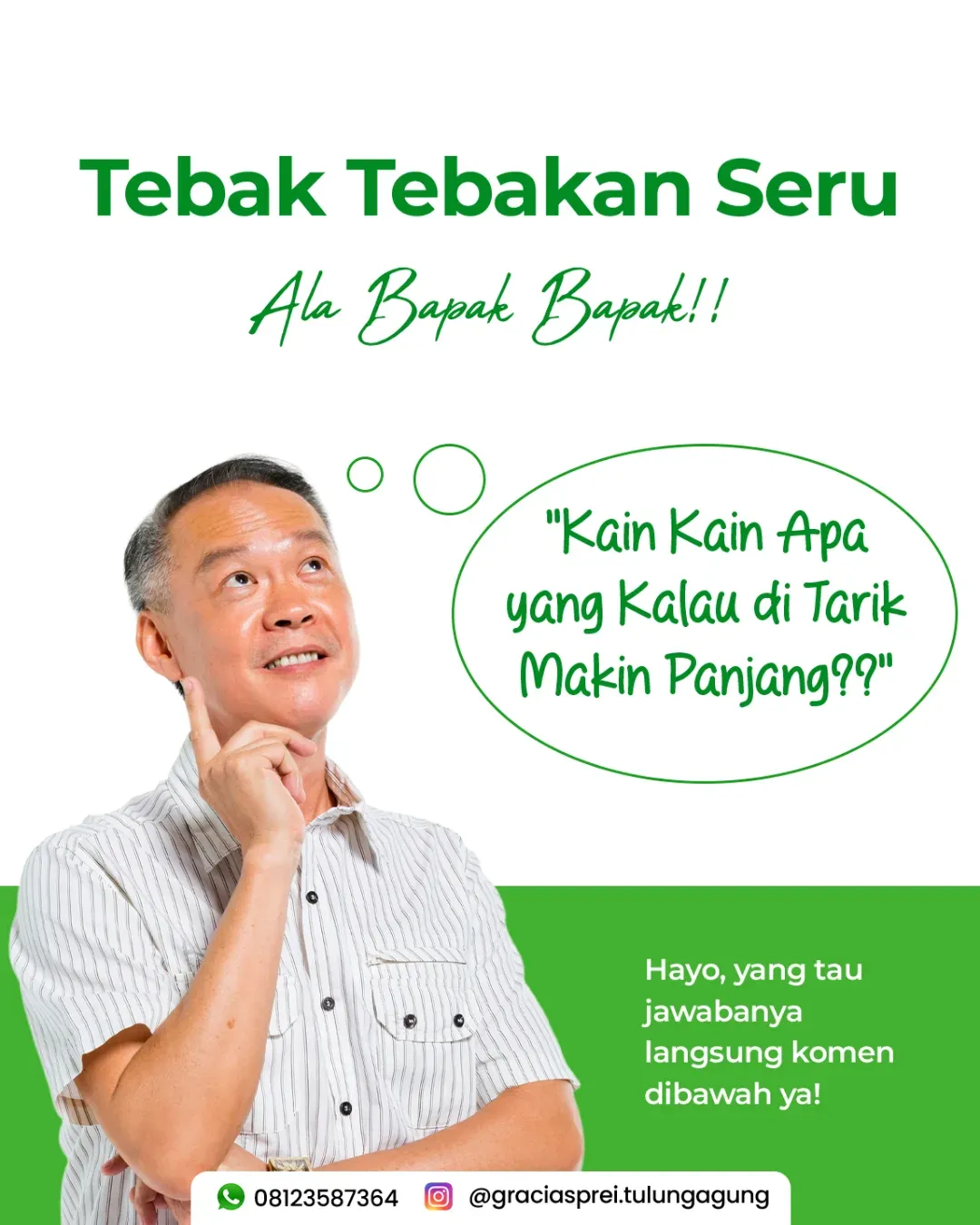 <p>Kami menjual kain dengan harga murah dan kualit